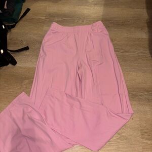 Pendleton Pink Wide-Leg Track Pants